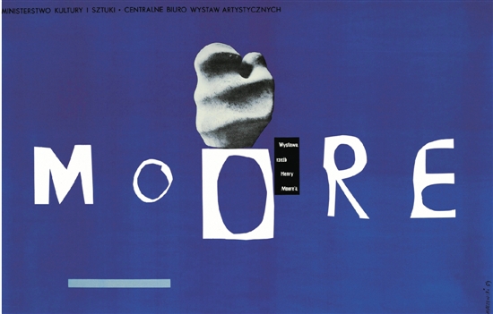 托马耶夫斯基 摩尔·展览海报 1959年 托马耶夫斯基 摩尔·展览海报 1959年