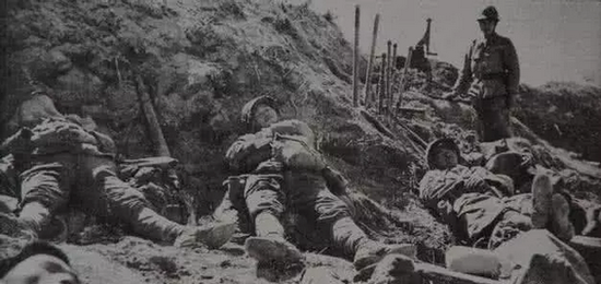 武汉会战中战死的日军，武汉会战结束后，日本在很长一段时期内再未发动大规模的进攻