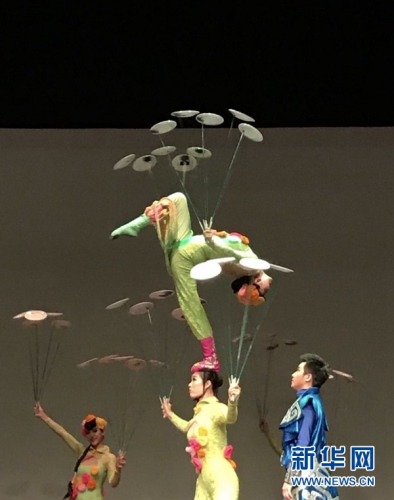 中国杂技团演员表演杂技转碟 中国杂技团演员表演杂技转碟
