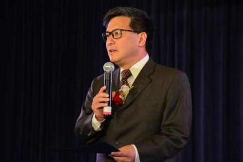 中国侨网美国华裔加州州长候选人江俊辉。（资料图：美国《世界日报》/吴佩甄 摄）