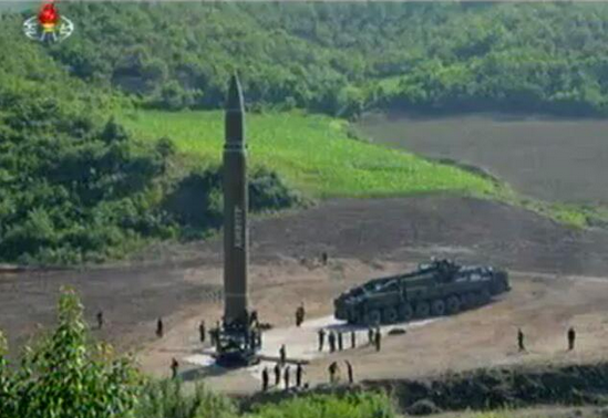 朝鲜洲际导弹火星-14(资料图)