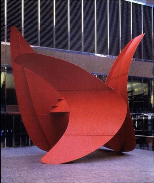 亚历山大·考尔德，《弯曲的螺旋桨》