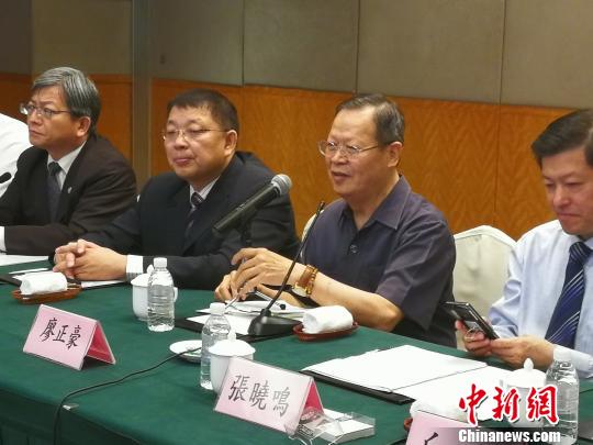 会台湾律师代表对大陆司法行政部门为推动台湾中青年法律人才来大陆考试实习从业、融入大陆经济社会发展所做的真诚努力表示感谢?！≤缝?摄