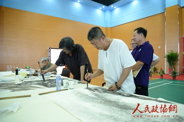 艺术家笔会交流活动现场6