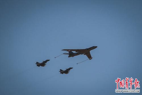 加受油机梯队 加受油机梯队