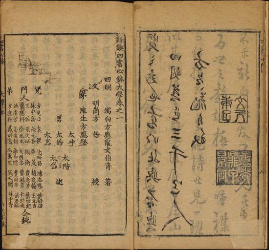 新鍥四書心鉢 ： 9卷，方應龍， 明萬曆