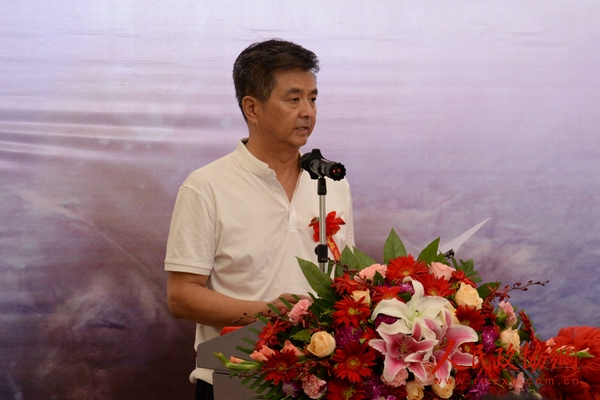 中国岩画学会会长王建平讲话 中国岩画学会会长王建平讲话