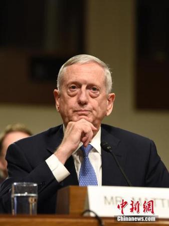 美国国防部长詹姆斯·马蒂斯。