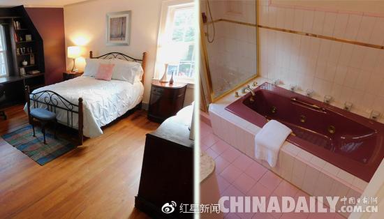 特朗普儿时住宅内景照  图据网络