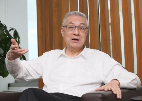 　　吴敦义：没听过朱立伦说2018不选台北市长。(图片来源：台湾《联合报》) 