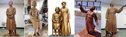 韩国拟新增10余座慰安妇少女像 纪念光复72周年