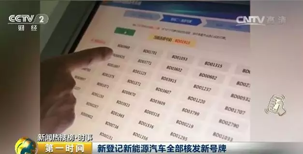新能源汽车专用号牌来了！以后，你的车牌长这样