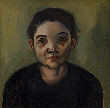 爱丽丝?尼尔，《Josephine Garwood》，帆布油画