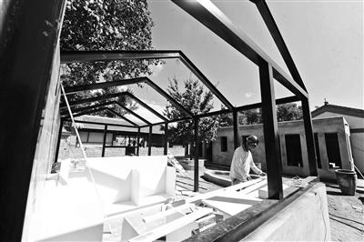 张山营镇后黑龙庙村，村民张晓燕将闲置房屋改造成民宿