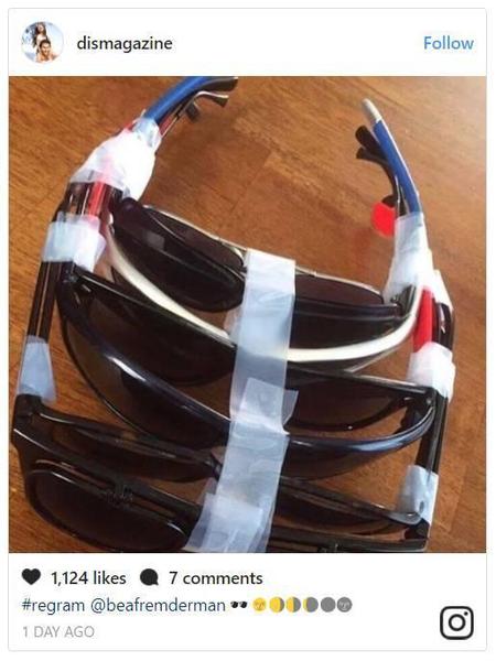 “#regram @beafremderman”。图片：DIS Magazine的Instagram