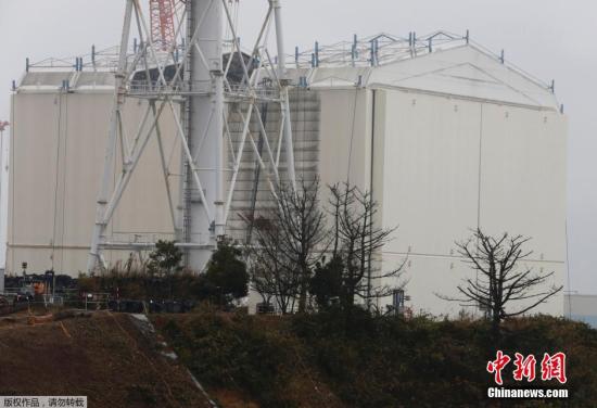 图为记者12日在东电福鸟第一核电站拍摄的现场情况。