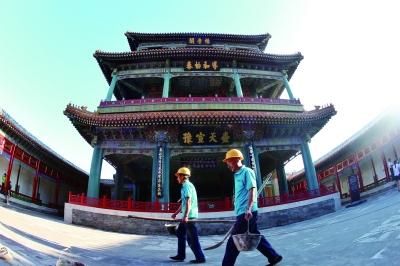 戏曲馆修缮完工，装修一新的戏曲馆将于近日向游客开放        记者 刘畅