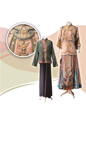 孙俪戏服细节图。