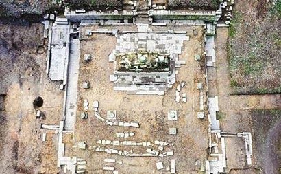 慈云寺现遗址鸟瞰图(图片来源:重庆市文遗院)