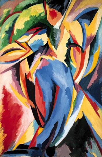 阿尔贝托·马涅利(意大利)《抒情爆炸第19号》。(成都博物馆供图)