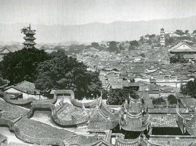乌塔与白塔，现藏福州市档案馆，Ted Francis Jones摄