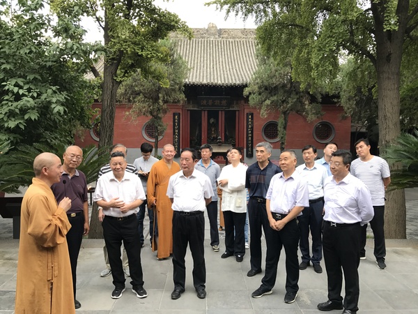 在河南洛阳白马寺调研 在河南洛阳白马寺调研