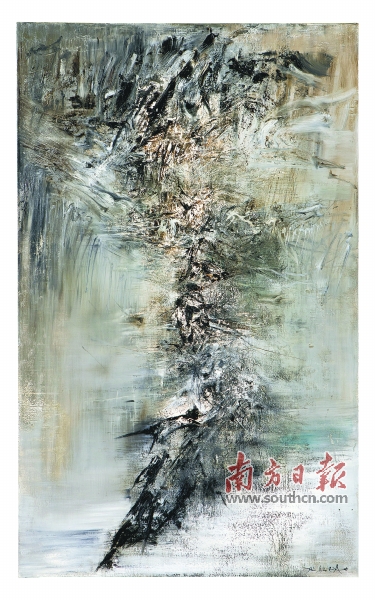 赵无极作品《24.03.59-31.12.59》以6136万港元成交。