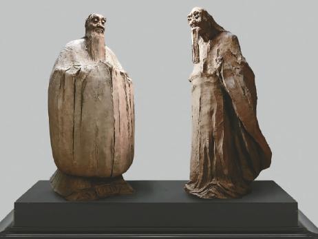 问道(青铜雕塑)吴为山