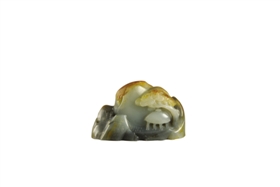 图2 清代青玉松亭小景山子_b 图2 清代青玉松亭小景山子_b