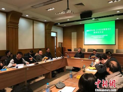 《中东黄皮书》发布会 马元豪 摄 《中东黄皮书》发布会 马元豪 摄