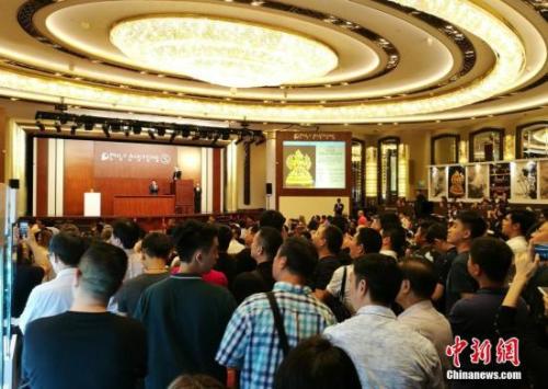 资料图：2017香港秋季拍卖季。<a target='_blank' href='http://www.chinanews.com/'>中新社</a>记者 杨可佳 摄