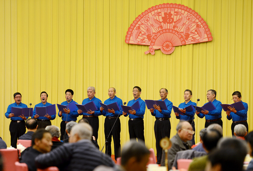 老干部男声小合唱《一切献给党》 老干部男声小合唱《一切献给党》
