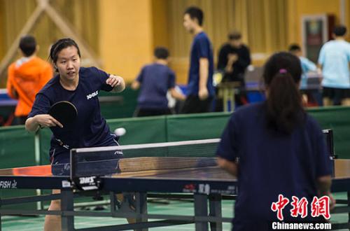 施美佳在比赛中。 <a target='_blank' href='http://www.chinanews.com/' >中新网</a> 翟璐 摄