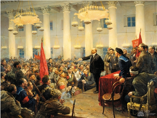 弗拉基米尔·亚历山德罗维奇·谢洛夫 1917年11月列宁在全俄苏维埃第二次代表大会上讲话 1955年 弗拉基米尔·亚历山德罗维奇·谢洛夫 1917年11月列宁在全俄苏维埃第二次代表大会上讲话 1955年