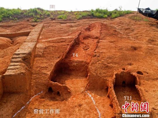 汉晋青瓷窑址全貌。受访单位提供