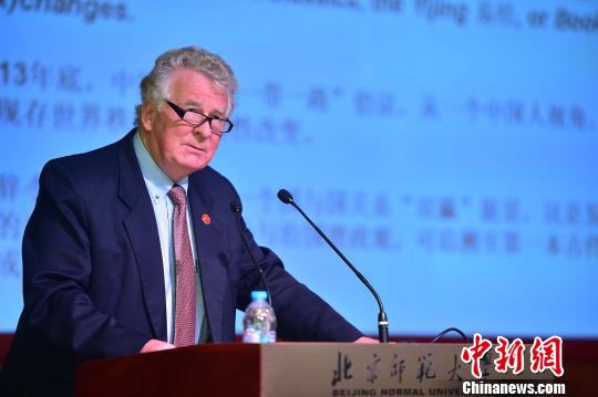 夏威夷大学资深教授安乐哲演讲。主办方供图