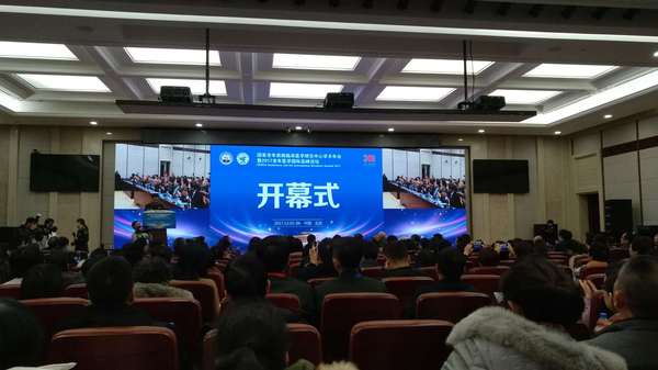 国家老年疾病临床医学研究中心学术年会暨2017老年医学国际高峰论坛开幕式现场