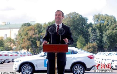 资料图：俄罗斯总理梅德韦杰夫。