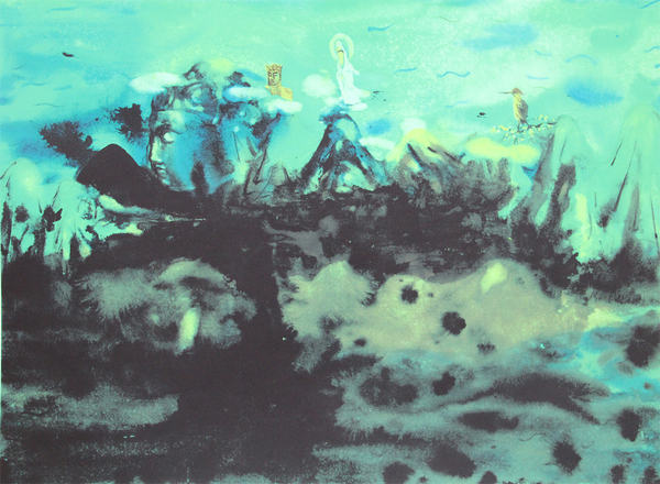 康雷 《绿野仙踪》  版画  2012   55x75cm    Kang Lei  ，The Wonderful Wizard of Oz， Print，55x75cm  2012