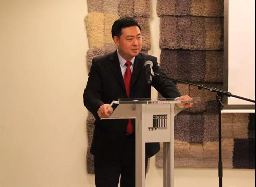 陈立大使致辞。