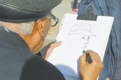 赵青在为市民画像 赵青在为市民画像