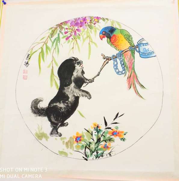 六、王志鸿画作。 梓涵 摄影