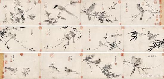 ▲《写生珍禽图》