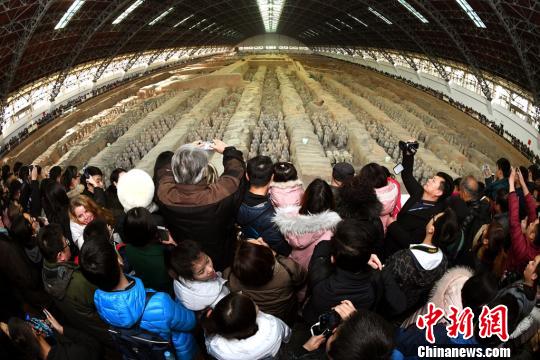 秦始皇帝陵博物院的观众?！∩挛魇∥奈锞帧∩? longdesc=