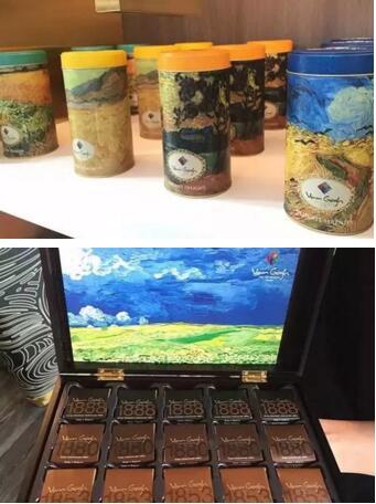 还有各色精致糕点、咖啡（你能看出来源于哪幅画啵？）