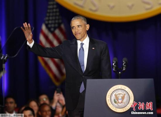资料图:美国前总统奥巴马。 点击进入下一页