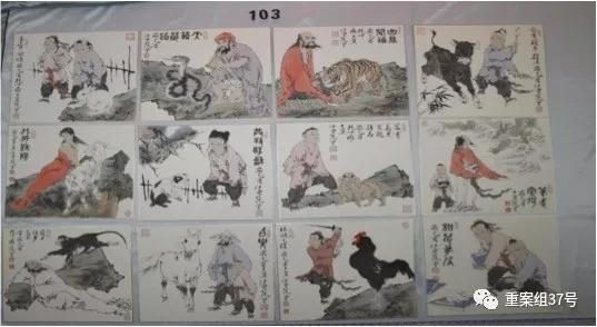 ▲在张某住所扣押的尚未出售的假冒范曾画作225幅。警方供图