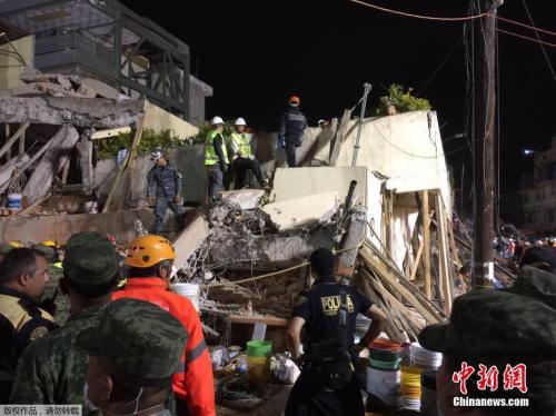 2017年9月，墨西哥发生强震。