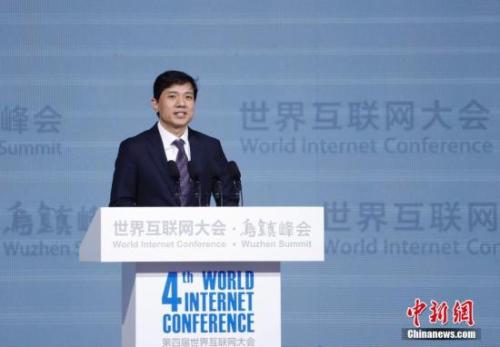 资料图：百度公司董事长兼首席执行官李彦宏。<a target='_blank' href='http://www.chinanews.com/'>中新社</a>记者 杜洋 摄