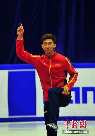 资料图:武大靖 <a target='_blank' href='http://www.chinanews.com/'>中新社</a>记者 王健 摄 点击进入下一页